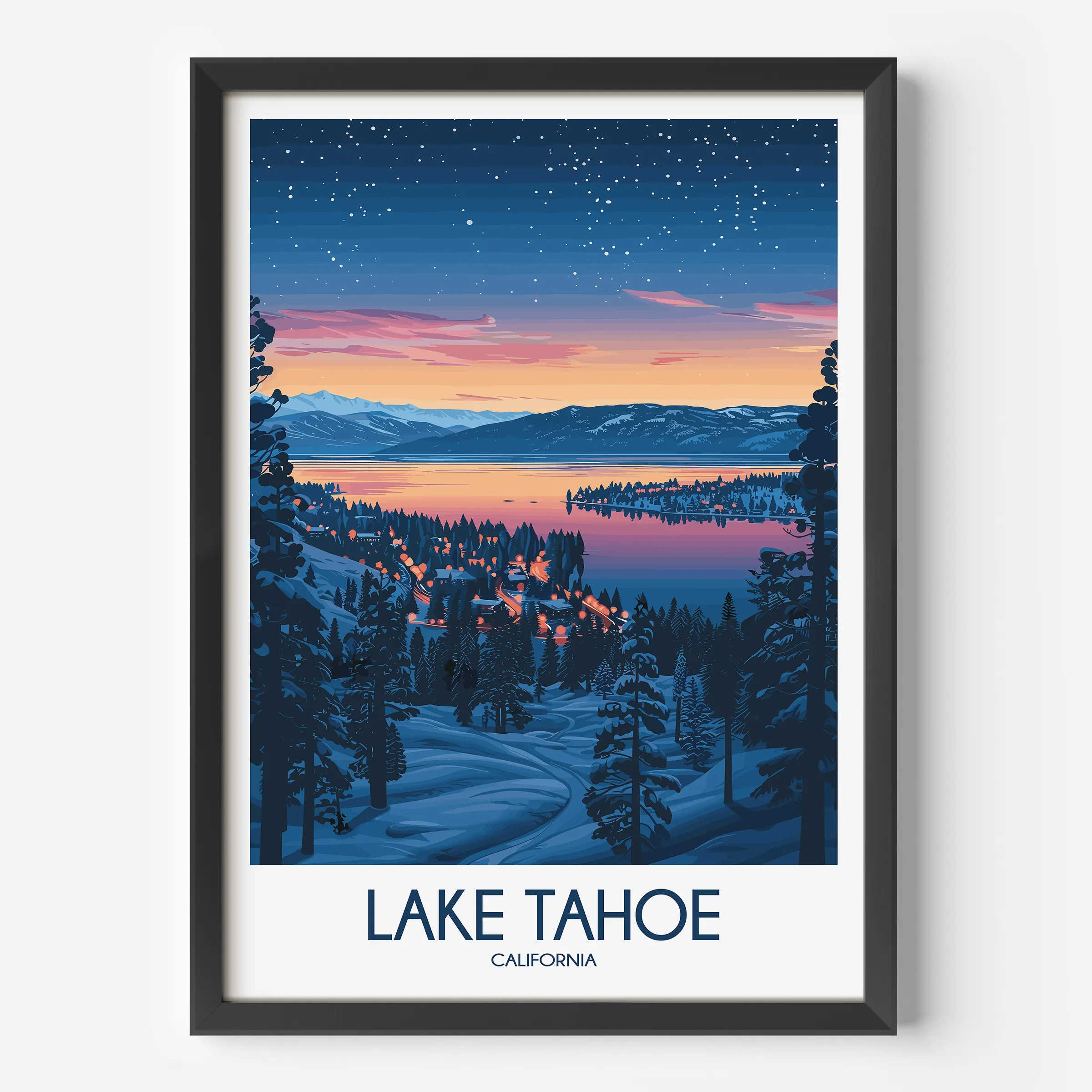 Lake Tahoe Home Office Decor