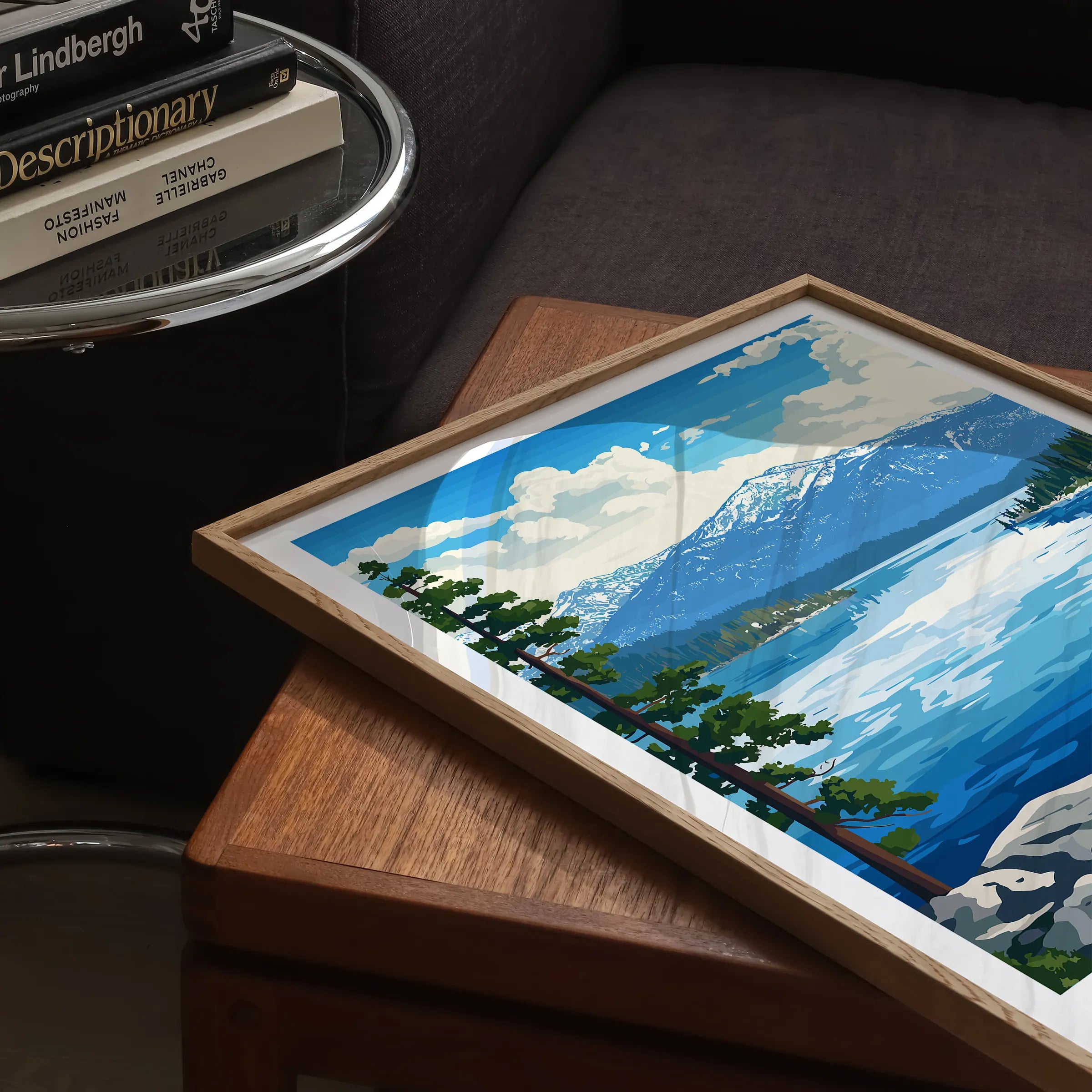 Lake Tahoe Minimalist Wall Art