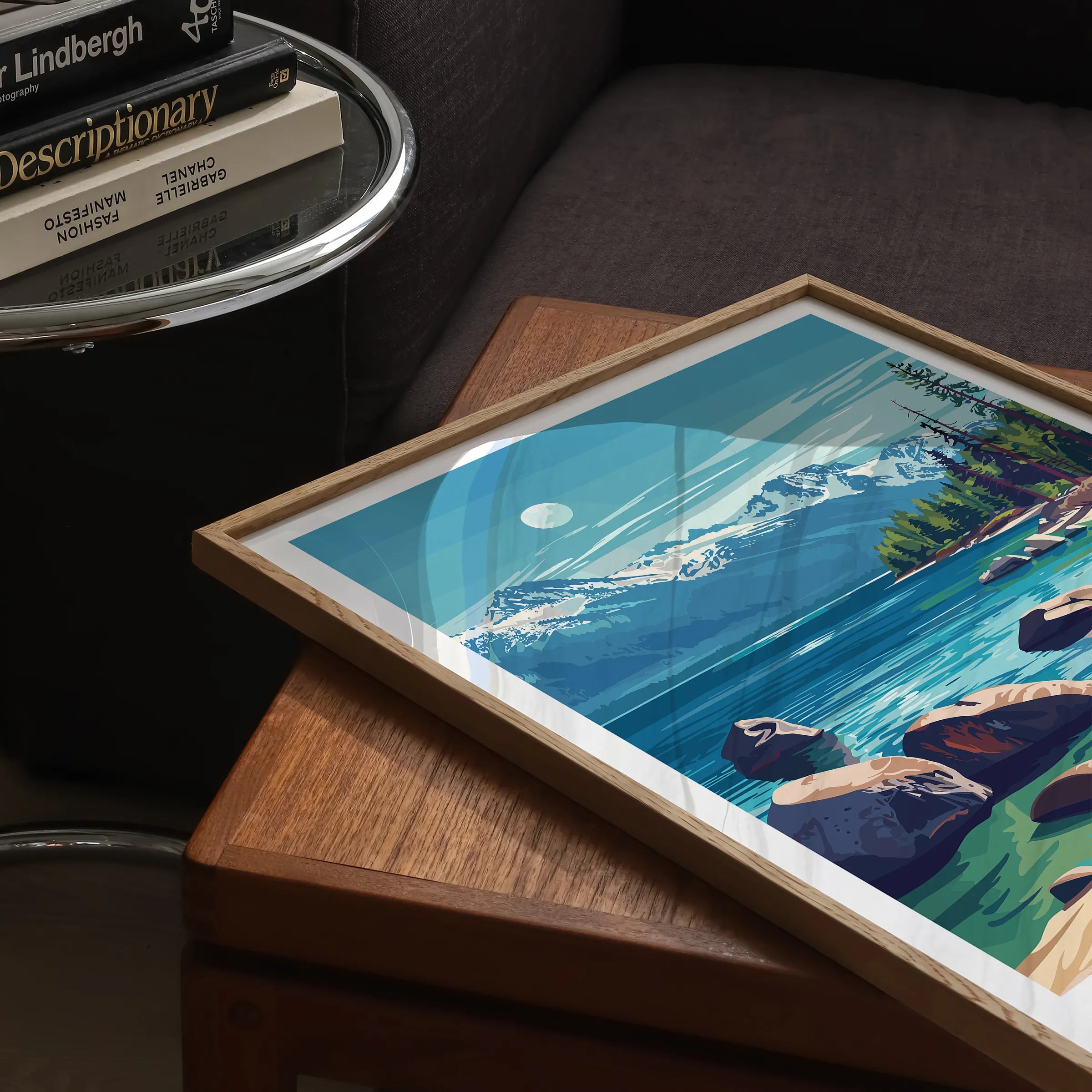 Lake Tahoe Minimalist Wall Art