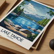 Lake Tahoe Minimalist Wall Art