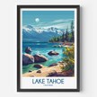 Lake Tahoe Minimalist Wall Art
