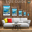 Lake Tahoe Modern Travel Poster