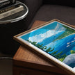 Lake Tahoe Retro Travel Illustration