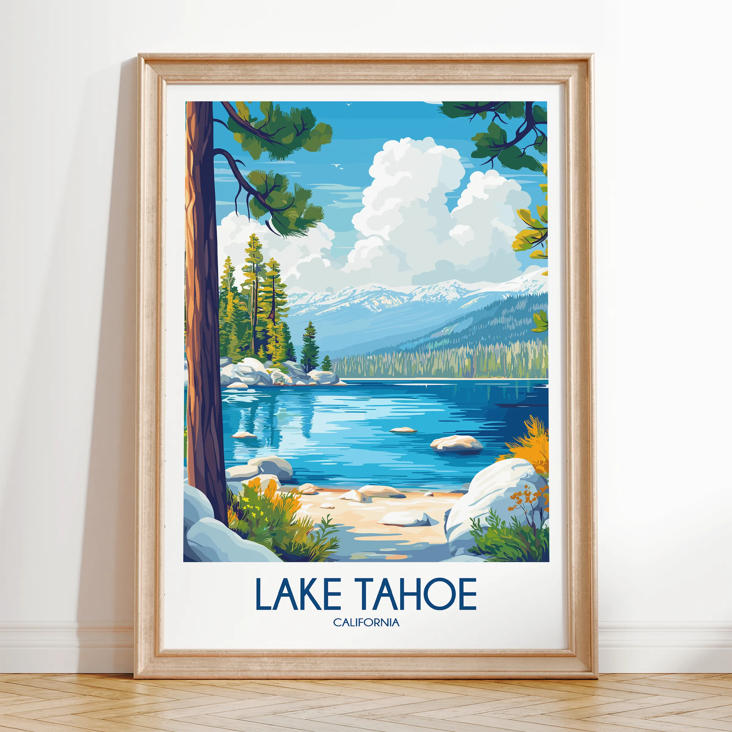 Lake Tahoe Scenic Landscape Art