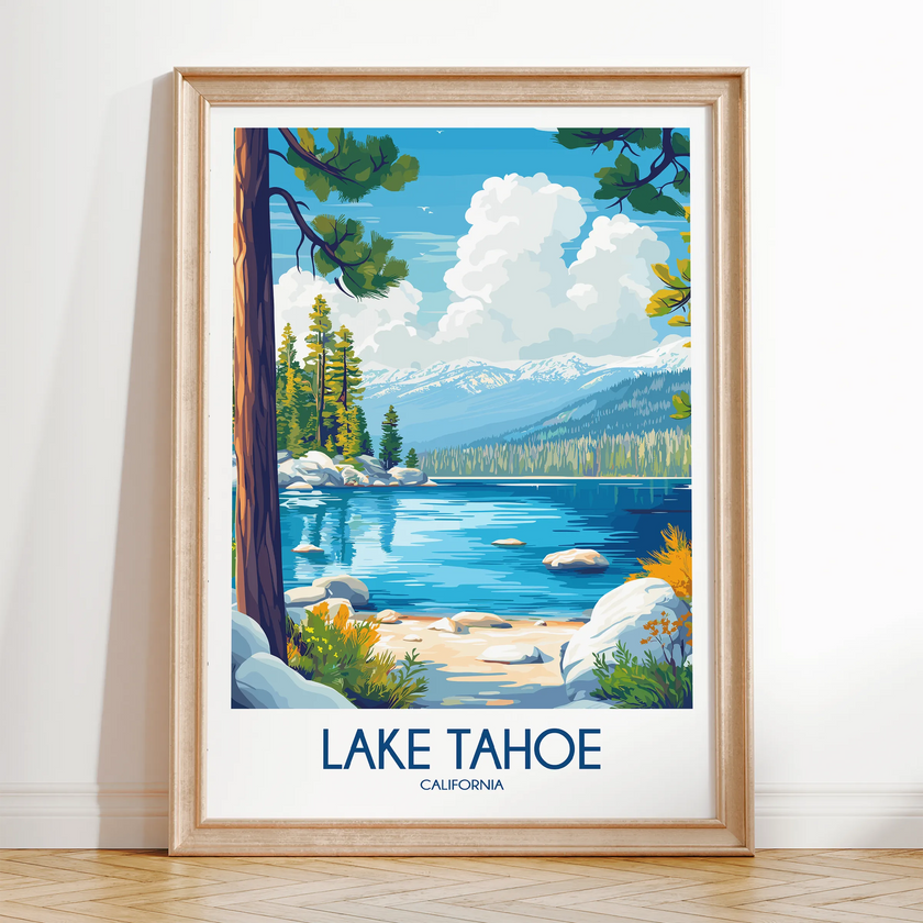 Lake Tahoe Scenic Landscape Art
