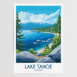 Lake Tahoe Scenic Landscape Art