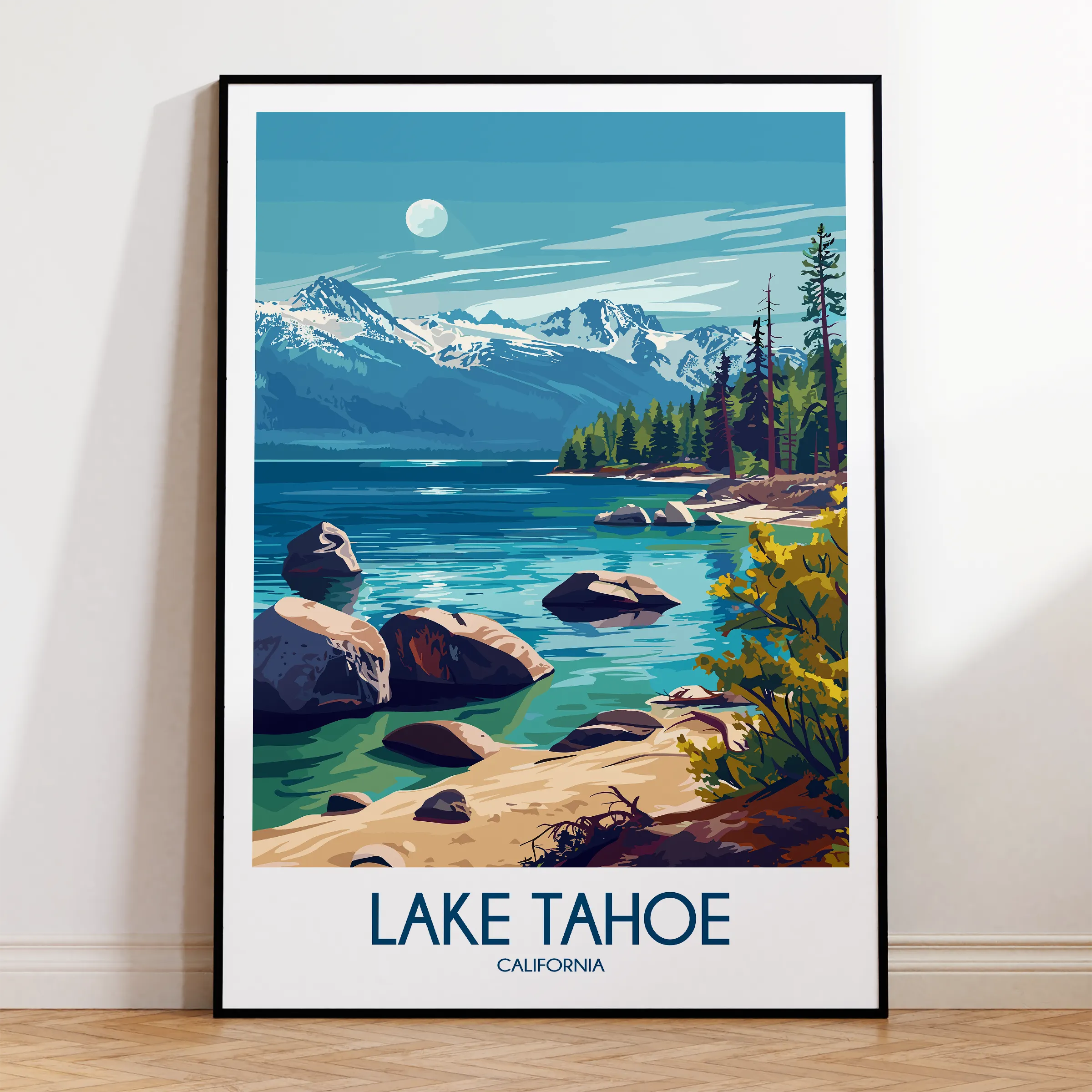 Lake Tahoe Scenic Landscape Art
