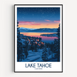 Lake Tahoe Souvenir Poster Print