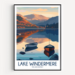 Lake Windermere Destination Art Gift
