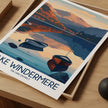 Lake Windermere Minimalist Wall Art