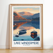 Lake Windermere Souvenir Poster Print