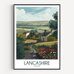 Lancashire Minimalist Wall Art