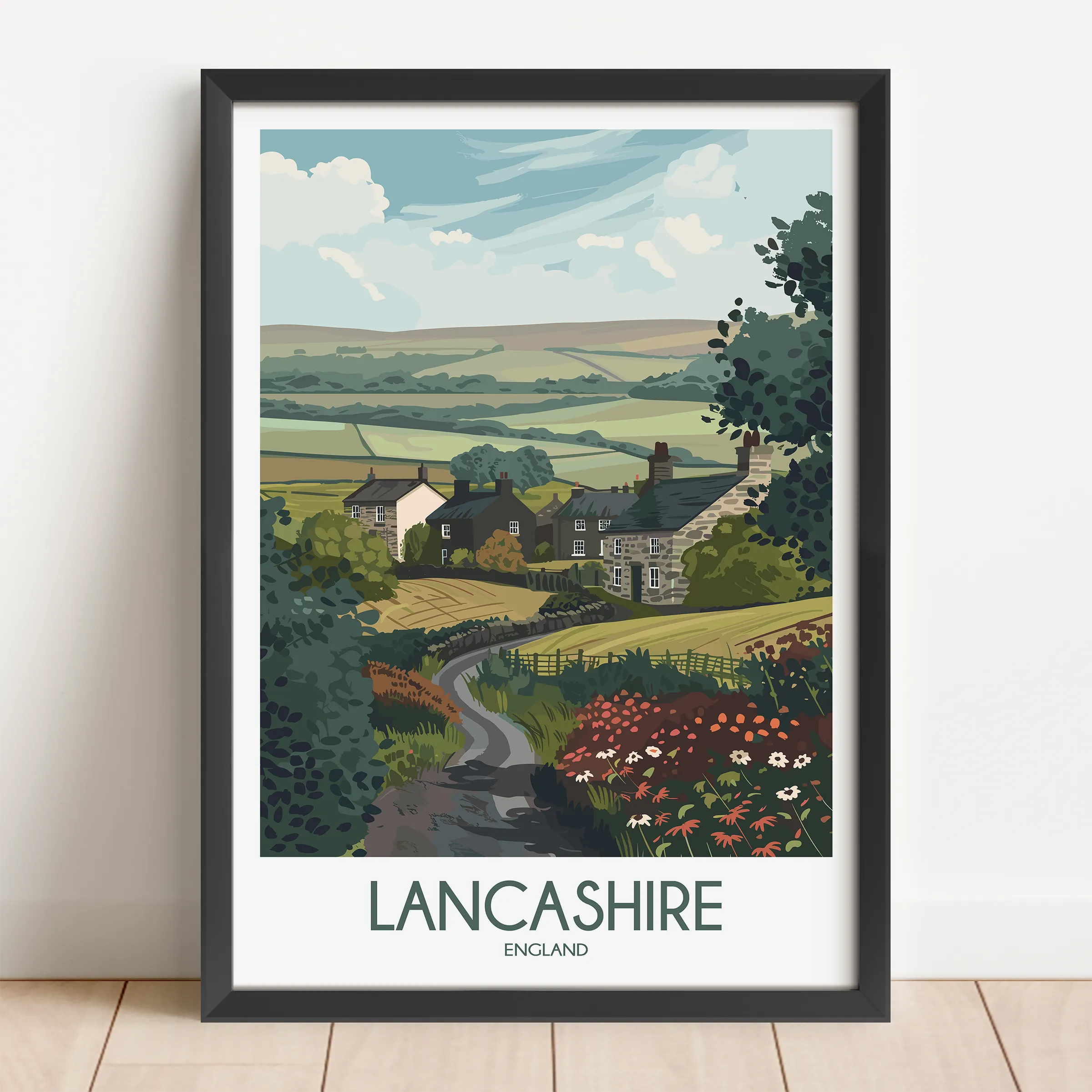 Lancashire Scenic Landscape Art