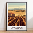Languedoc Destination Art Gift