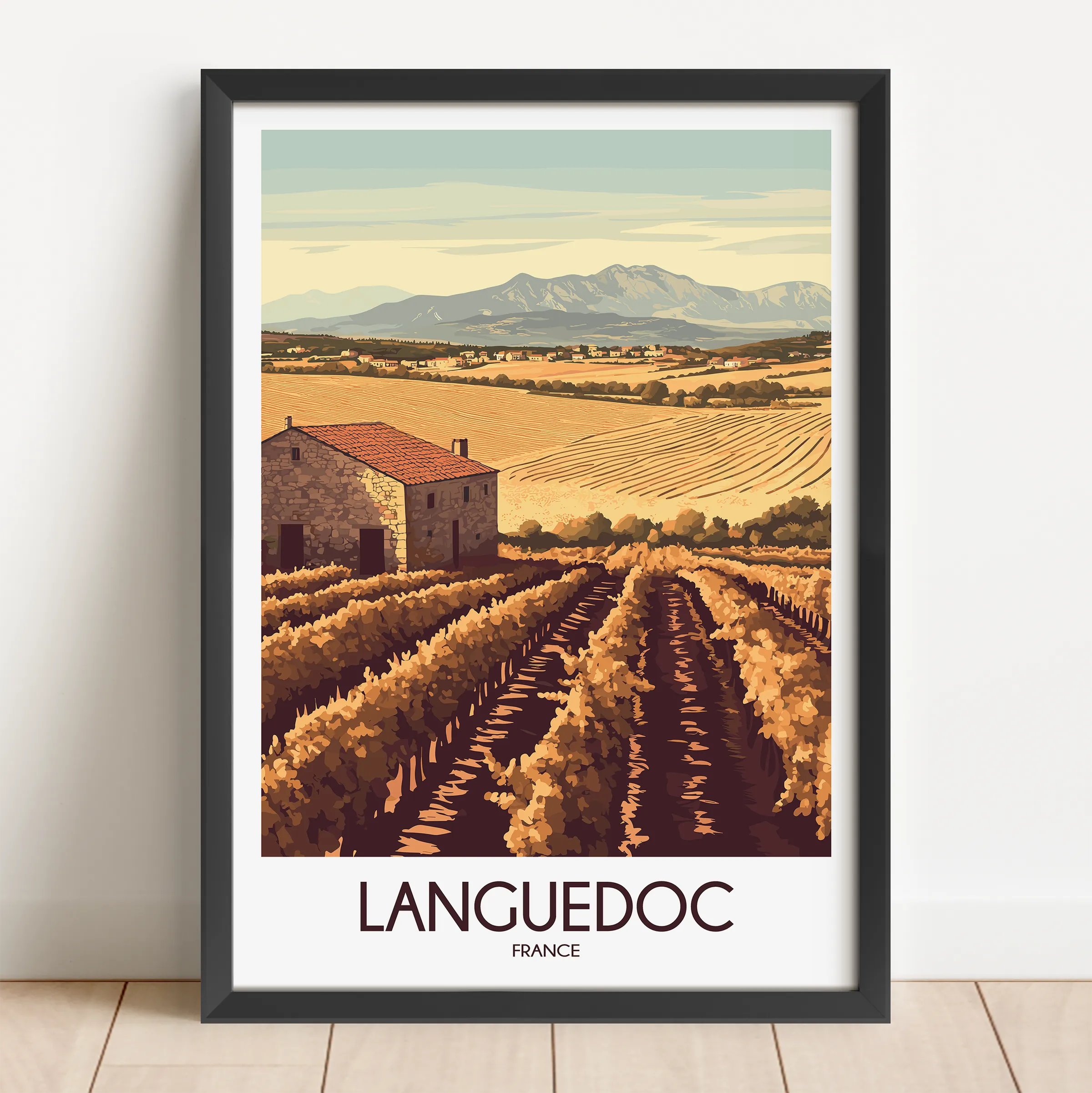 Languedoc Minimalist Wall Art