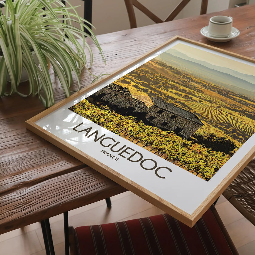 Languedoc Scenic Landscape Art