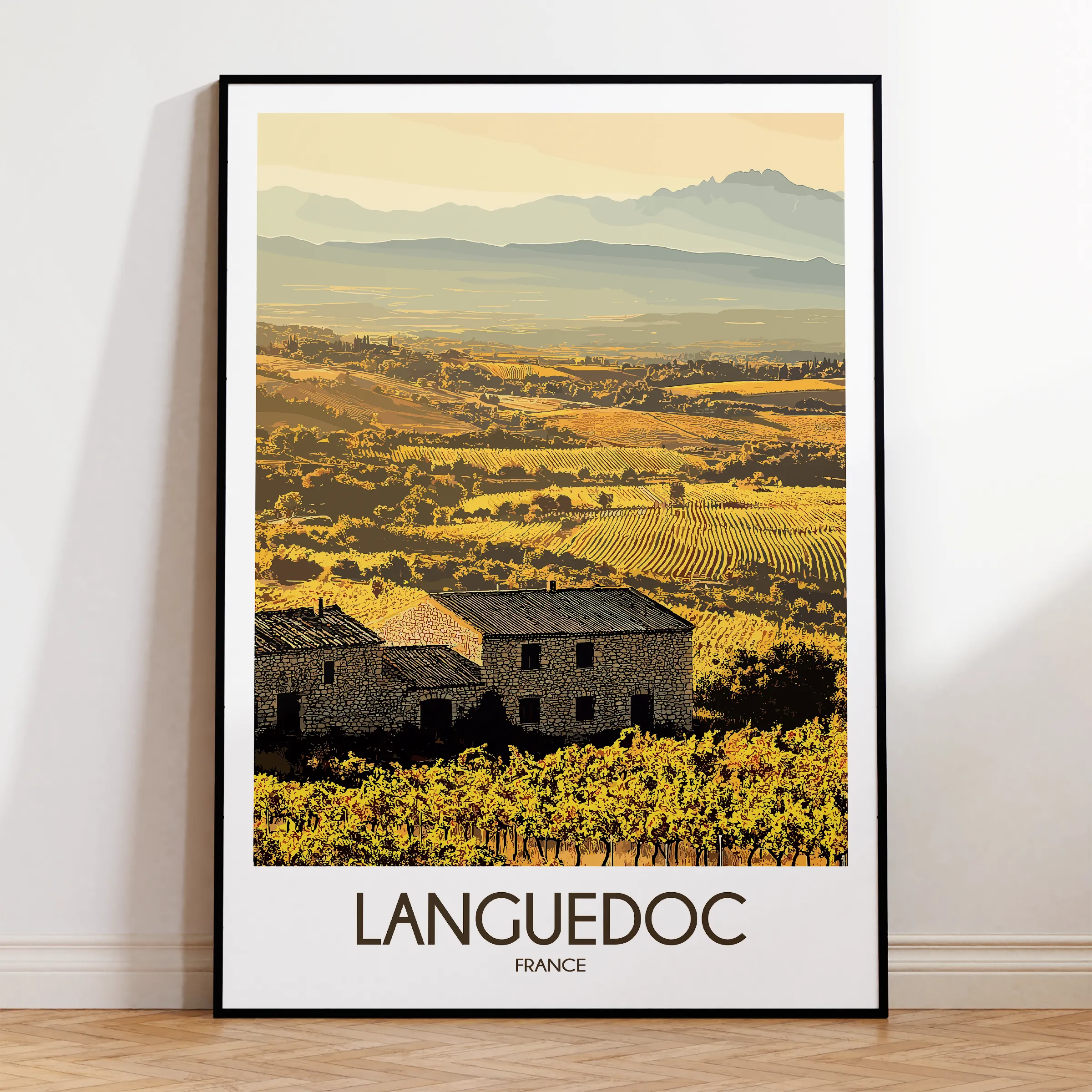 Languedoc Souvenir Poster Print