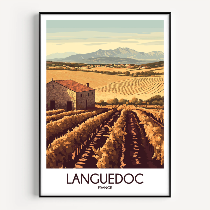 Languedoc Souvenir Poster Print