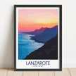 Lanzarote Destination Art Gift