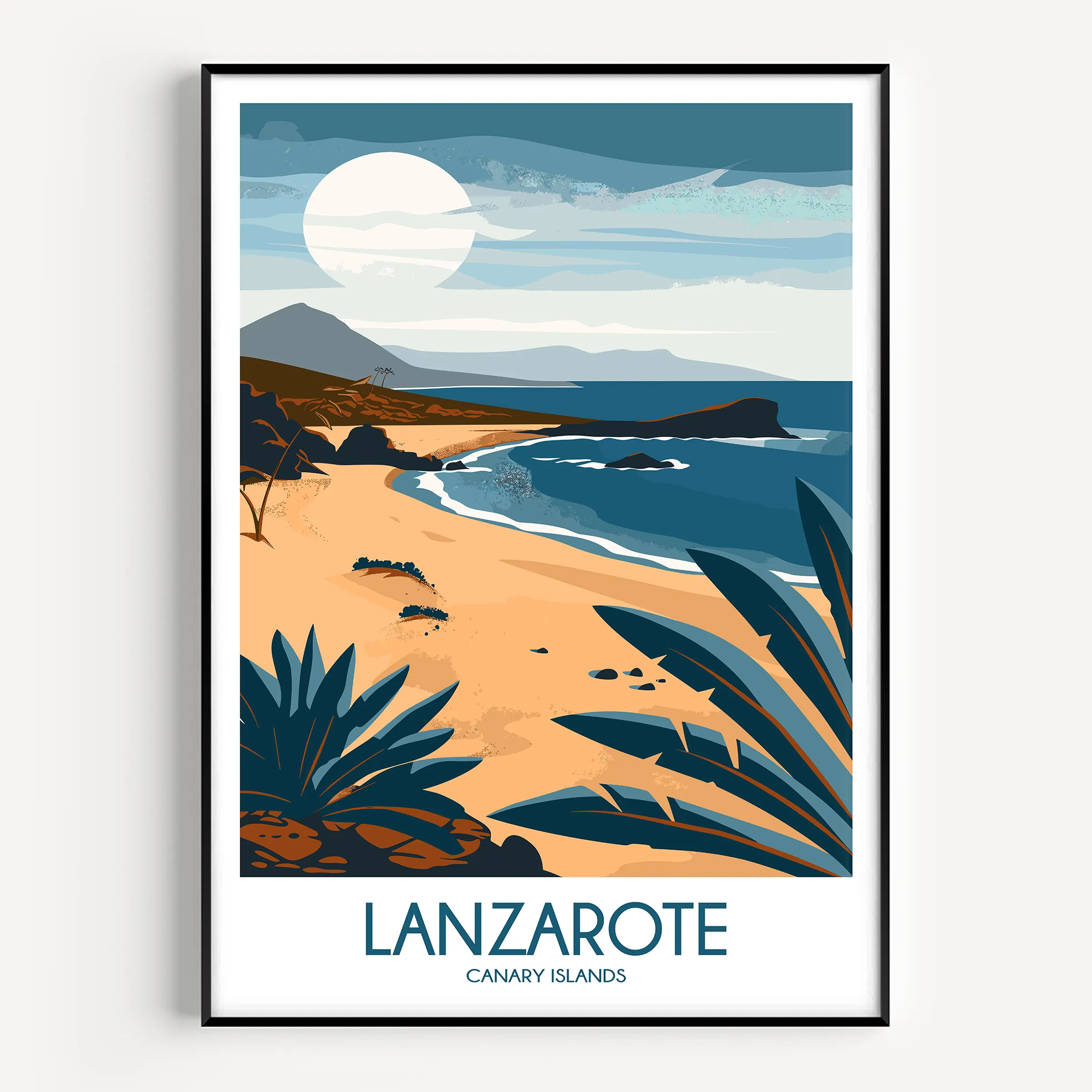 Lanzarote Destination Art Gift