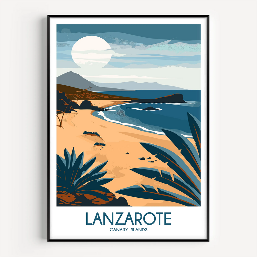 Lanzarote Destination Art Gift