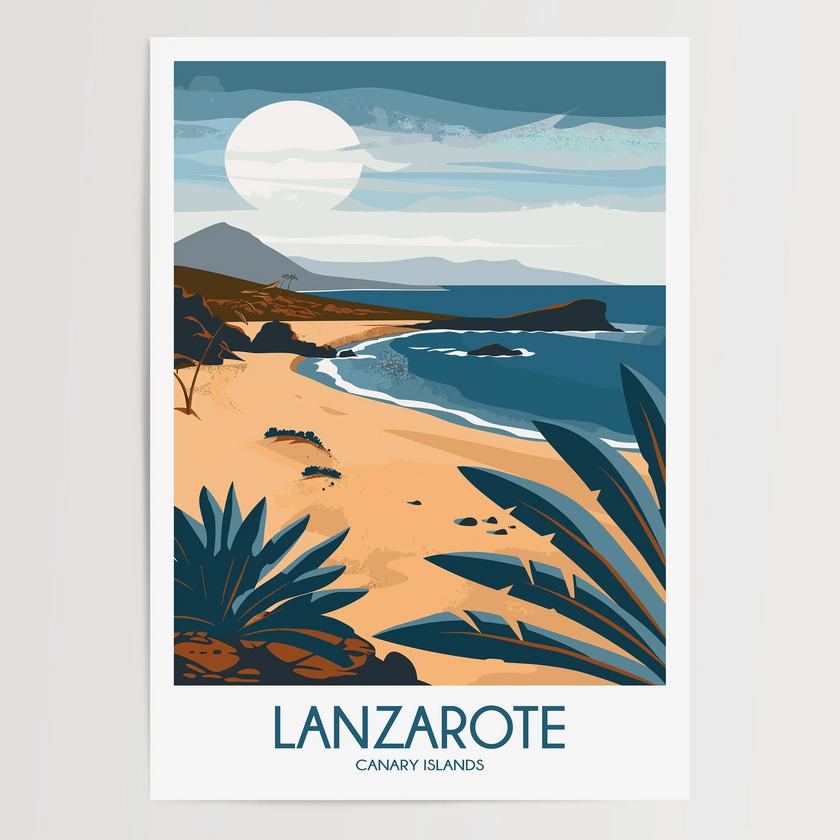 Lanzarote Scenic Landscape Art