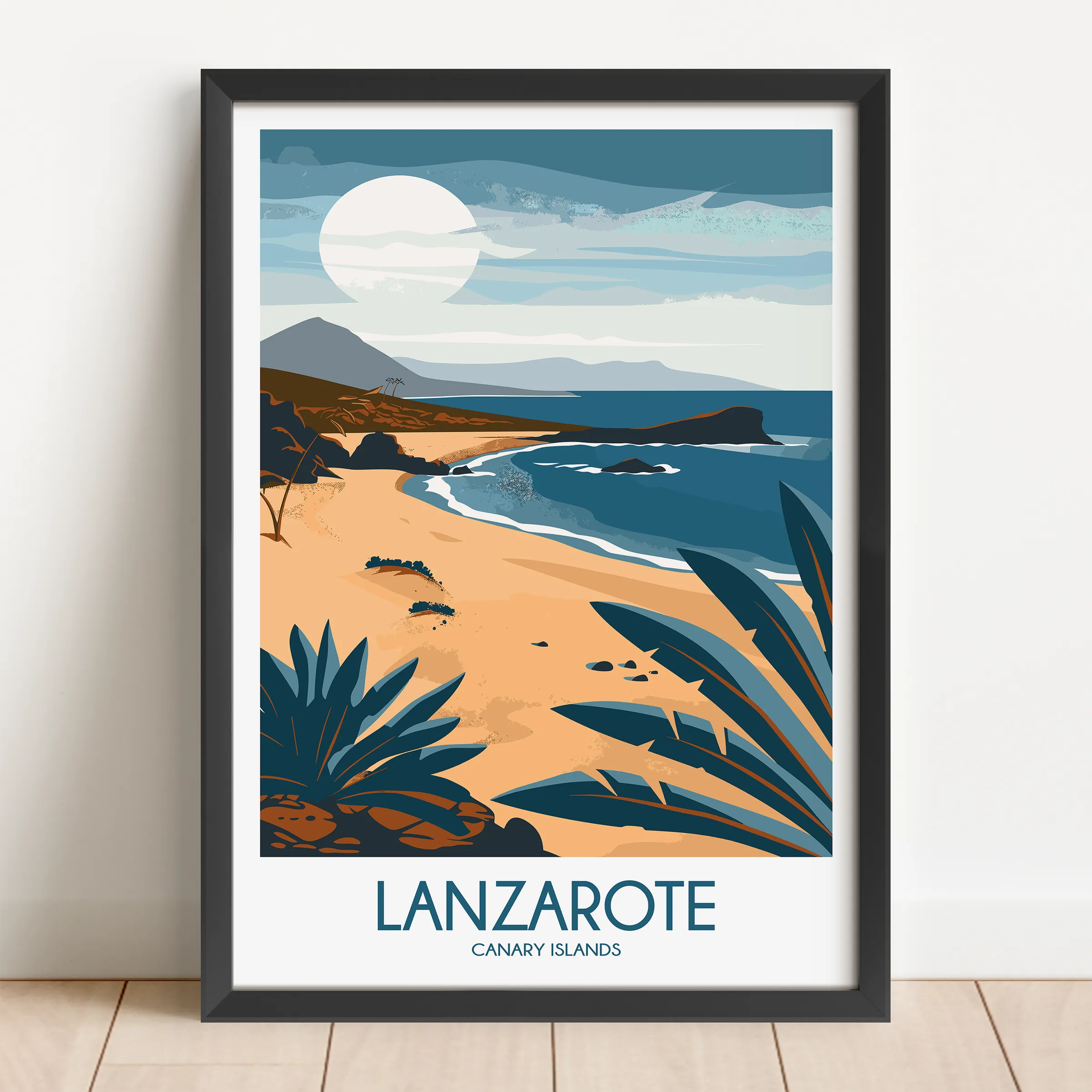 Lanzarote Souvenir Poster Print