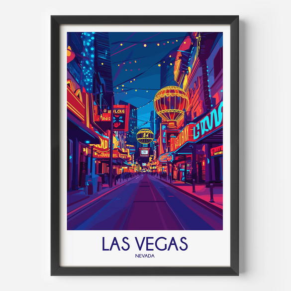 Las Vegas Minimalist Wall Art