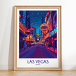 Las Vegas Vintage Style Print