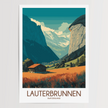 Lauterbrunnen Minimalist Wall Art
