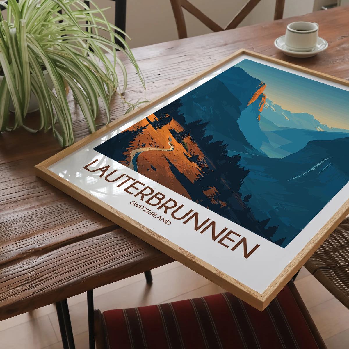 Lauterbrunnen Souvenir Poster Print