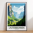 Lauterbrunnen Travel Memory Gift