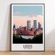 Leeds Vintage Style Print