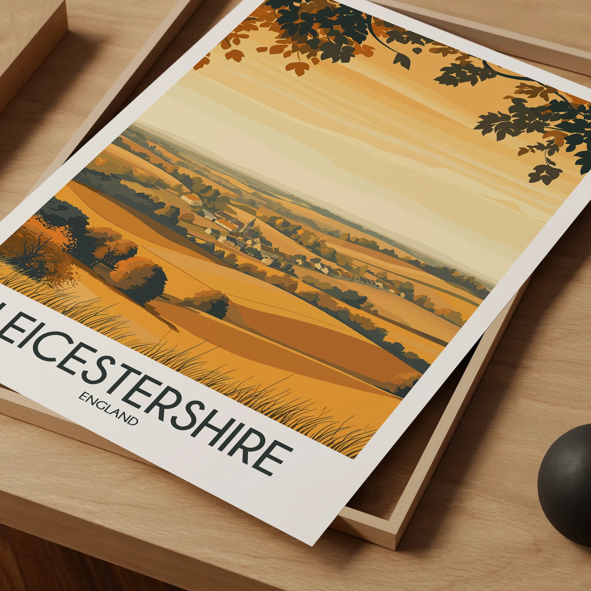 Leicestershire Souvenir Poster Print