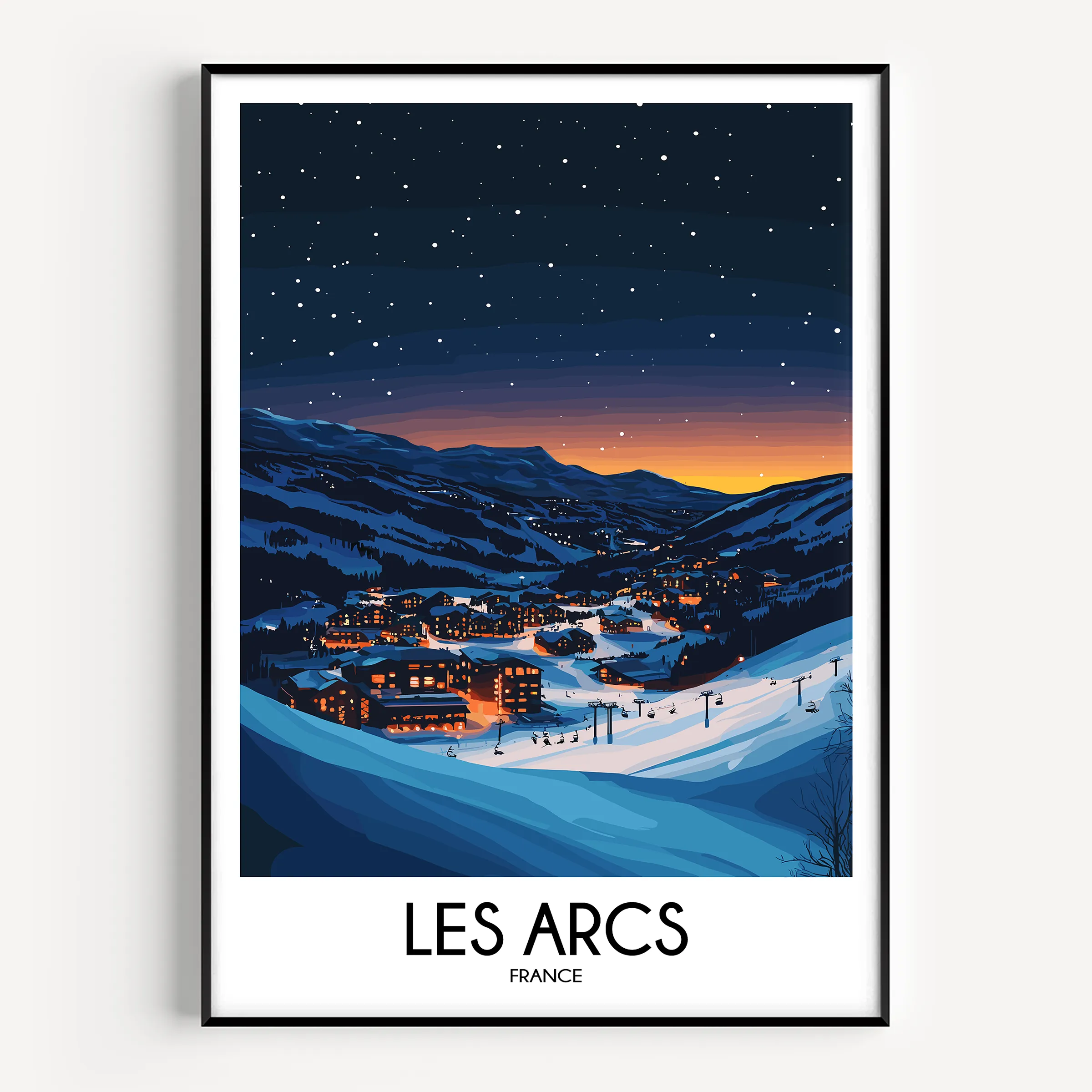 Les Arcs Gallery Quality Print