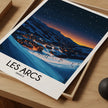 Les Arcs Modern Travel Poster