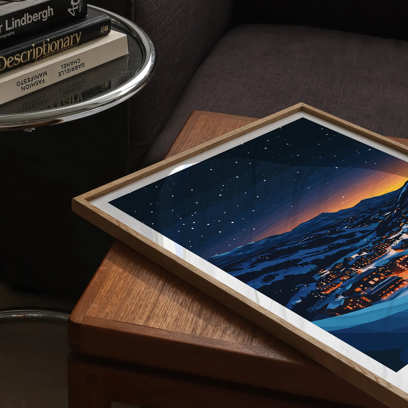 Les Arcs Scenic Landscape Art