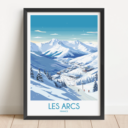 Les Arcs Scenic Landscape Art