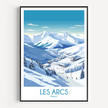 Les Arcs Travel Memory Gift