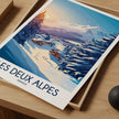 Les Deux Alpes Destination Art Gift