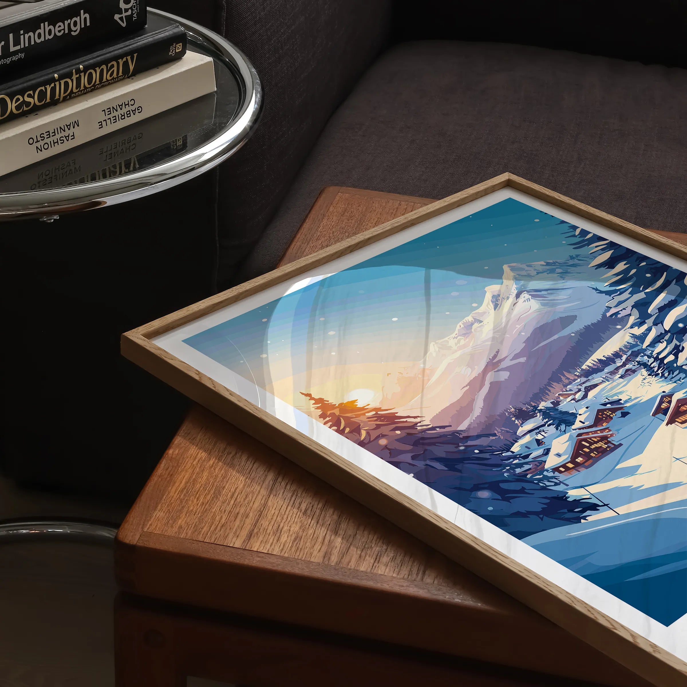 Les Deux Alpes Scenic Landscape Art