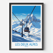 Les Deux Alpes Scenic Landscape Art