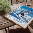 Les Deux Alpes Souvenir Poster Print