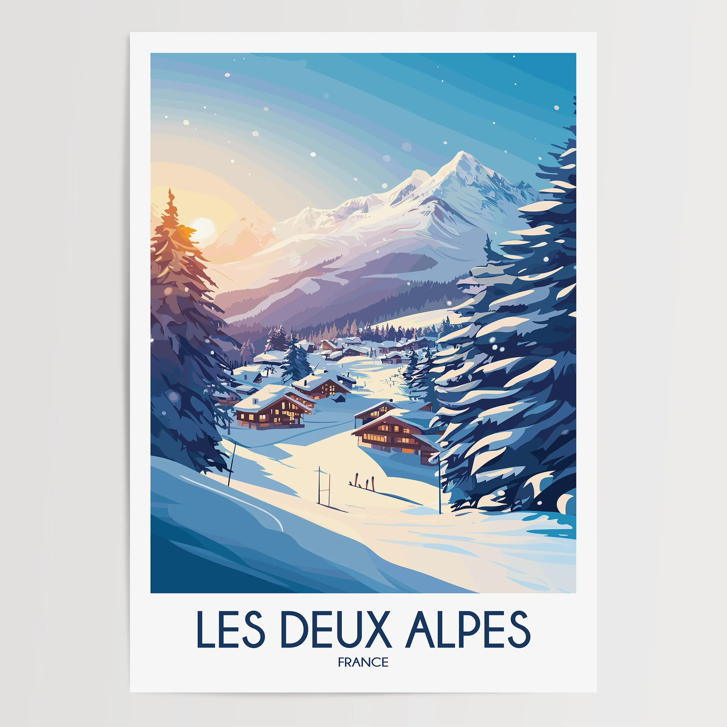 Les Deux Alpes Travel Memory Gift