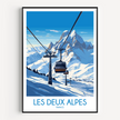 Les Deux Alpes Travel Memory Gift
