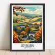 Leyburn Modern Travel Poster