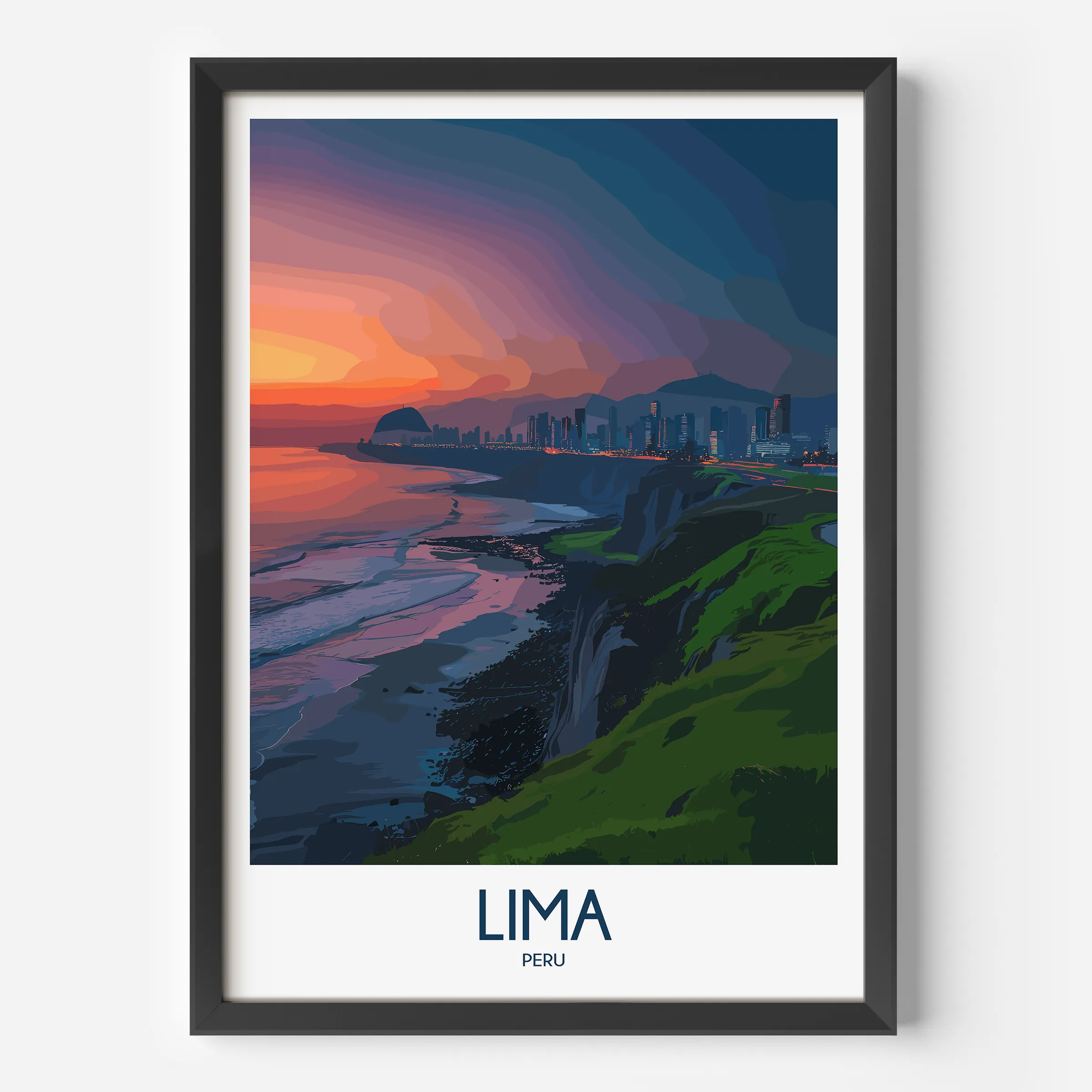 Lima Destination Art Gift