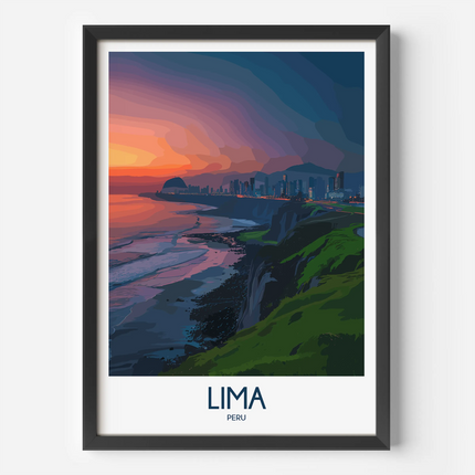 Lima Destination Art Gift