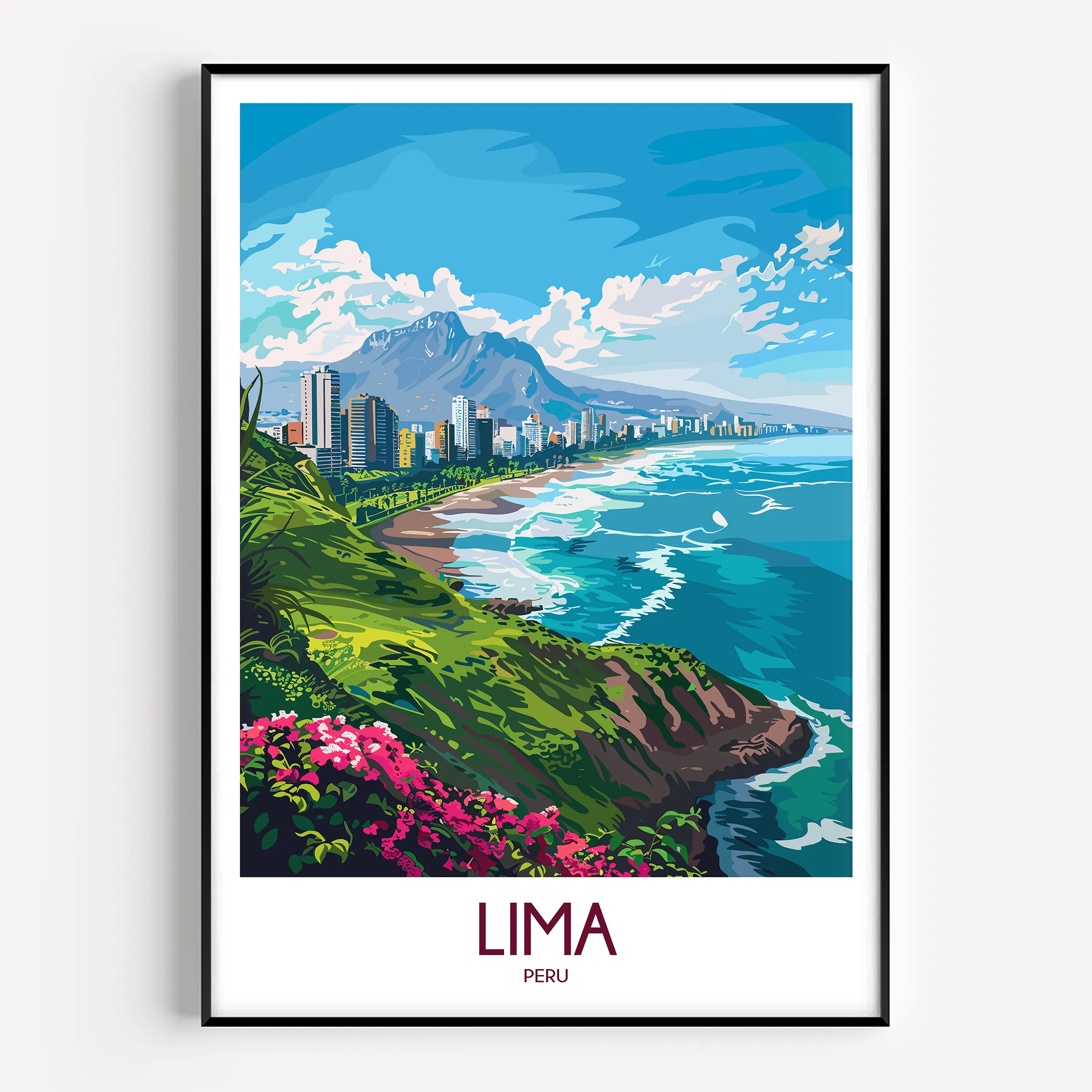 Lima Destination Art Gift