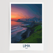 Lima Modern Travel Poster
